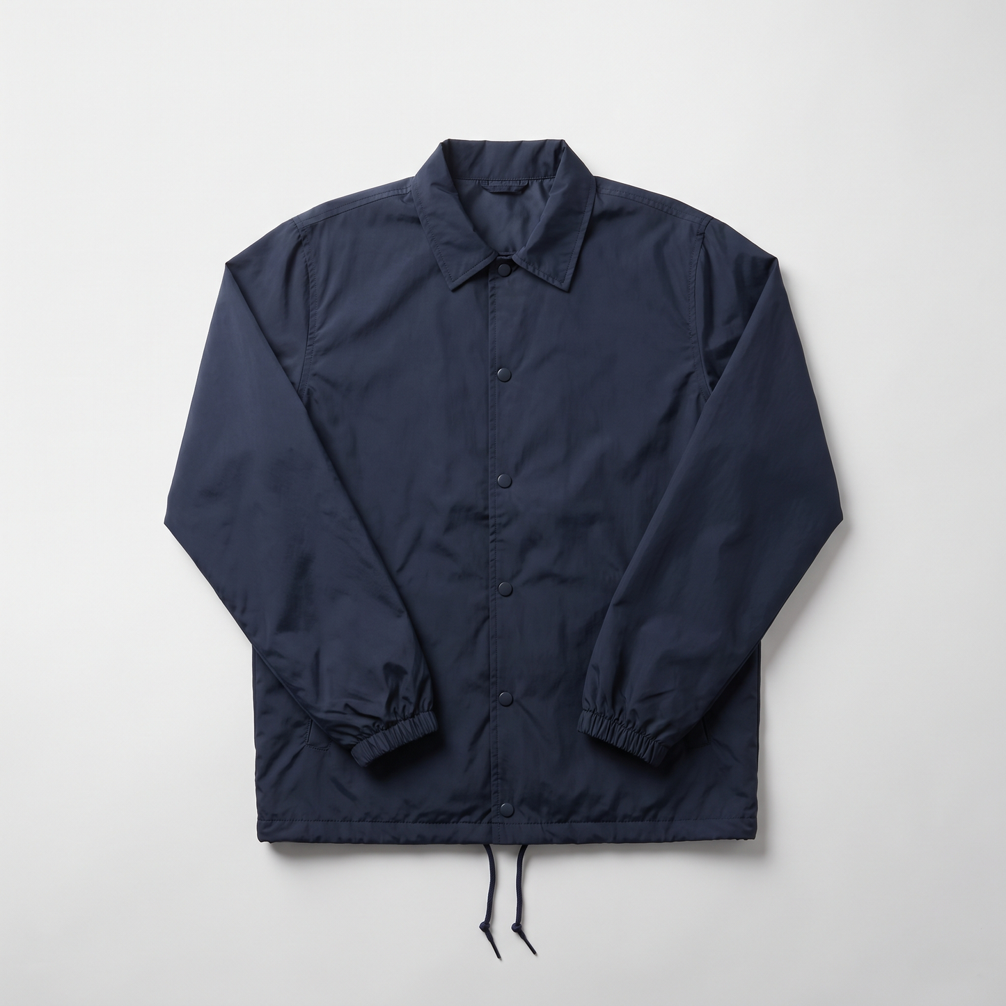 Nylon Coach Jacket in navy