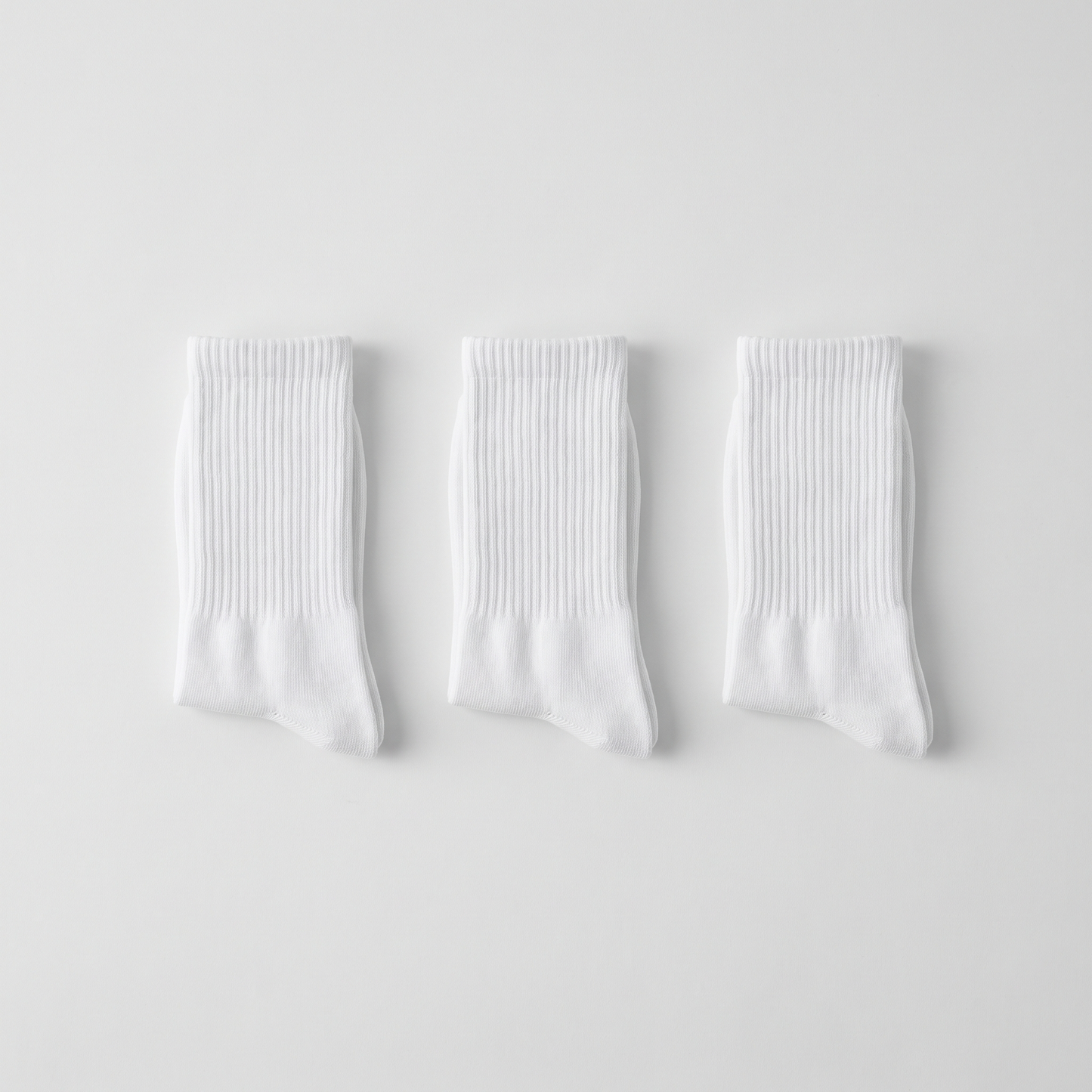 Crew Socks 3-Pack in white
