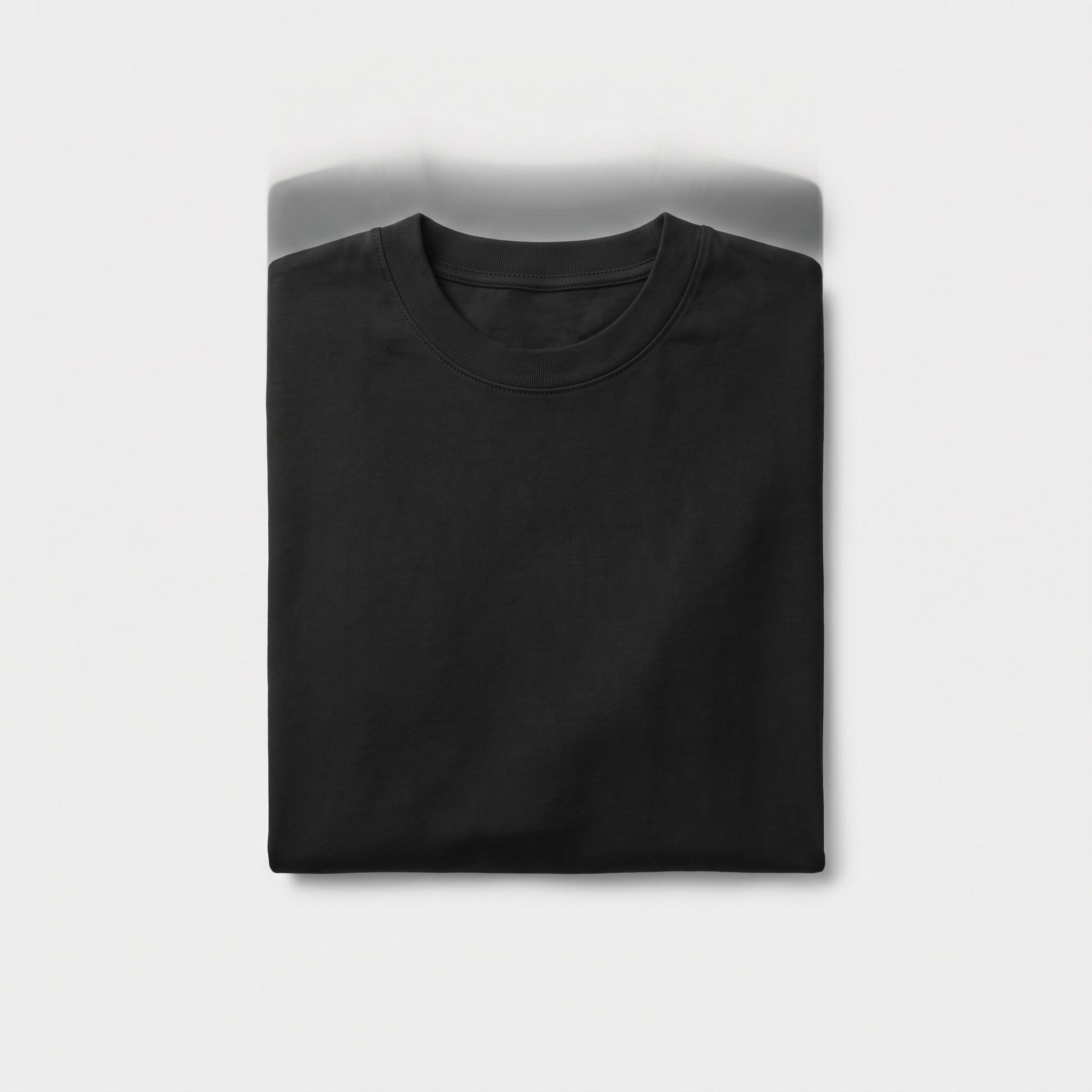 Essential Cotton Tee in black
