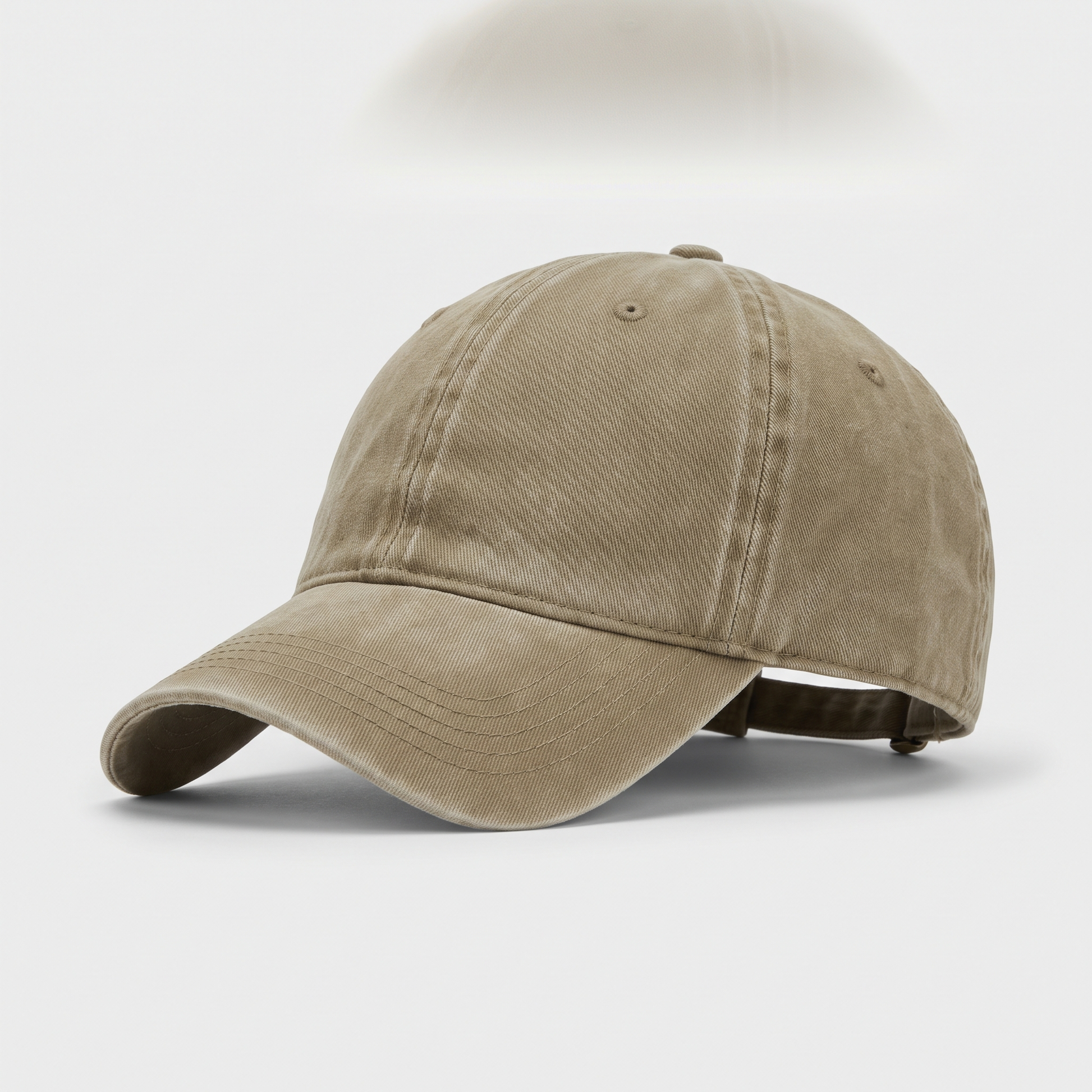 Washed Dad Cap in khaki