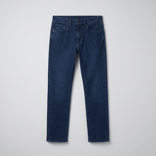 Straight Leg Denim in indigo